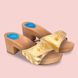 Butterscotch Gold Georgie Sandals