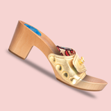 Butterscotch Gold Georgie Sandals