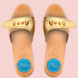 Butterscotch Gold Georgie Sandals
