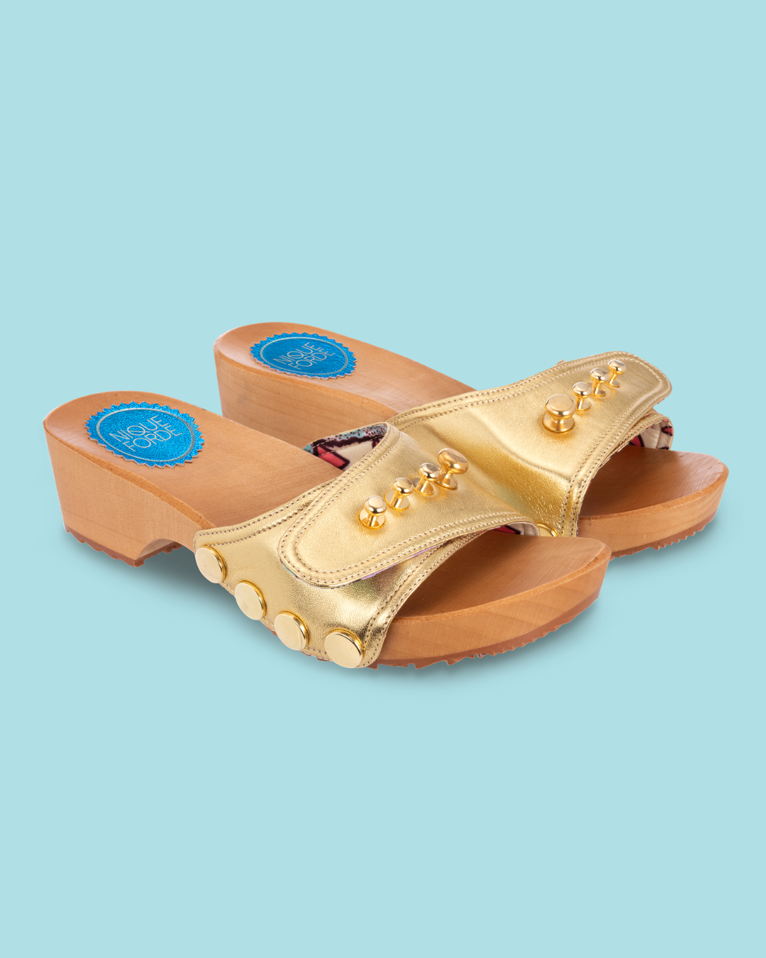 Butterscotch Gold Lucille Sandals