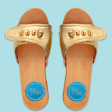 Butterscotch Gold Lucille Sandals