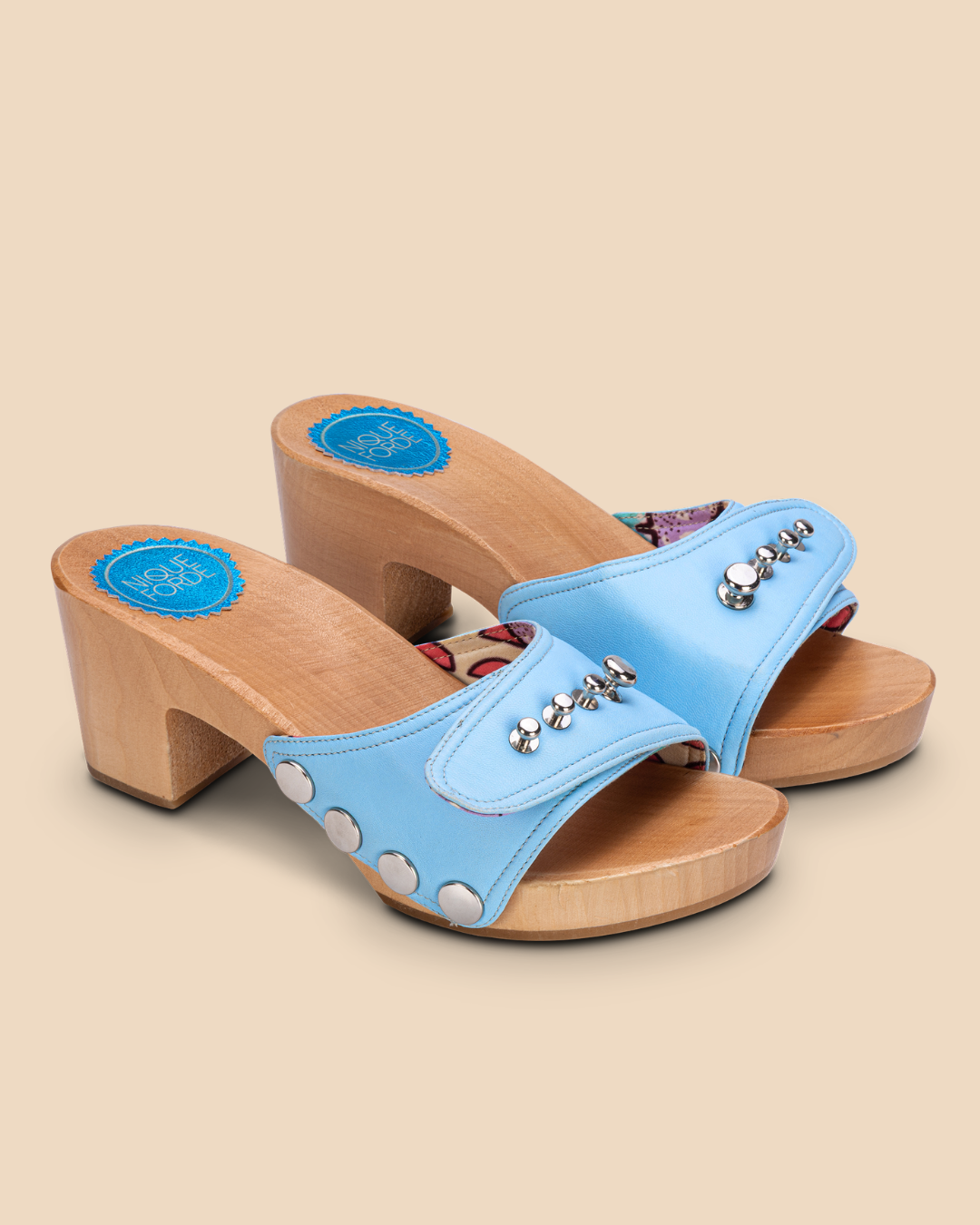 Celeste Blue Georgie Sandals