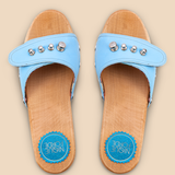 Celeste Blue Georgie Sandals