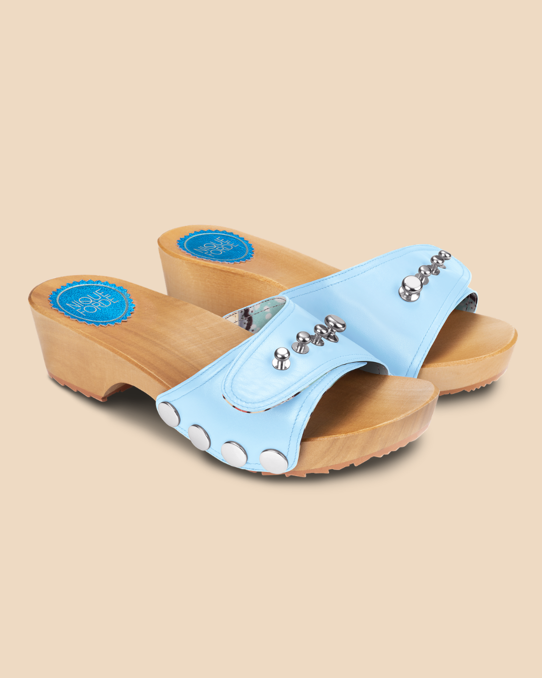 Celeste Blue Lucille Sandals