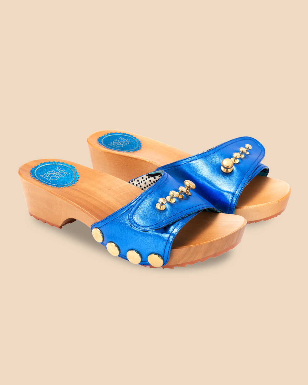 Cobalt Blue Lucille Sandals