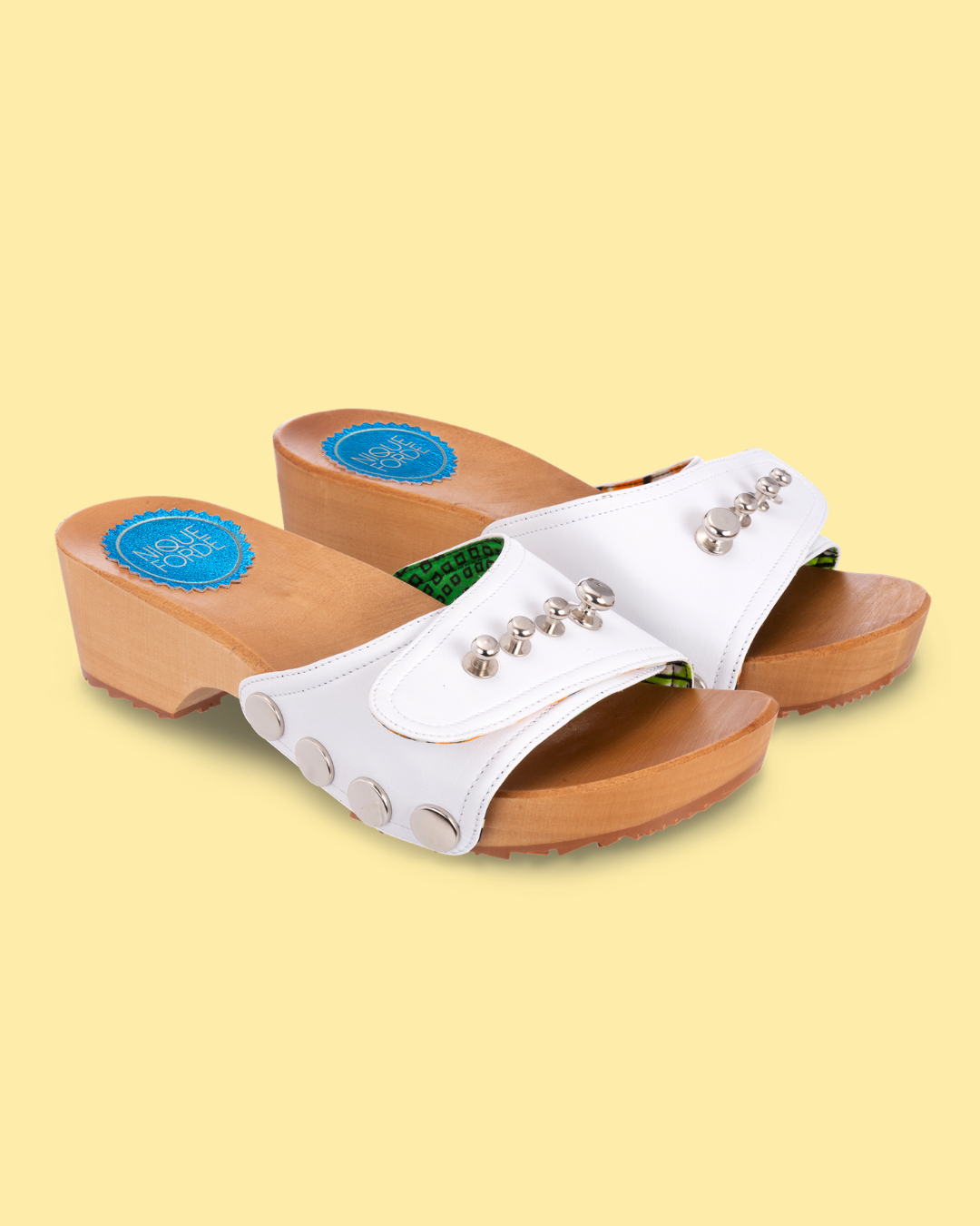 Cotton White Lucille Sandals