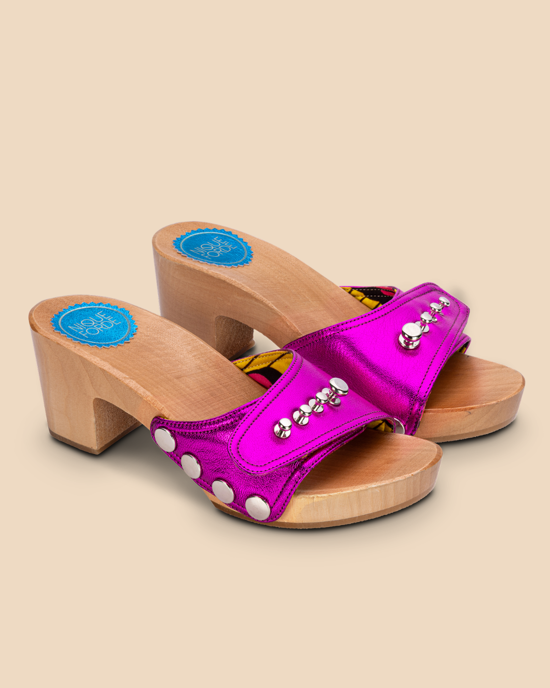 Magenta Pink Georgie Sandals