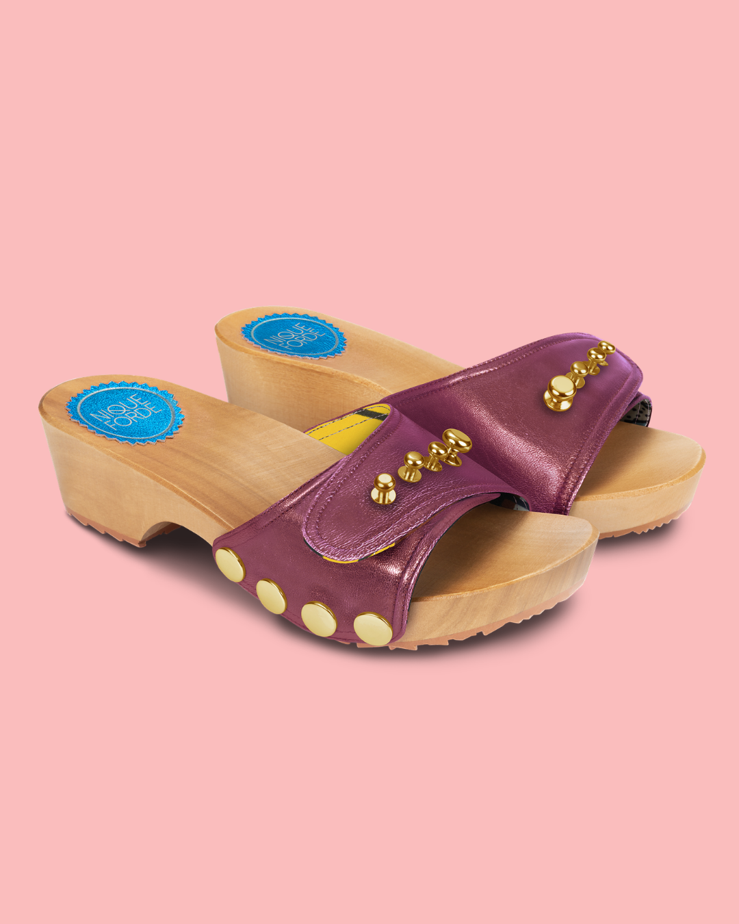 Mulberry Wine Lucille Sandals