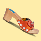 Paprika Hot Orange Georgie Sandals