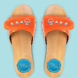 Paprika Hot Orange Lucille Sandals