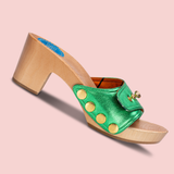 Parakeet Green Georgie Sandals