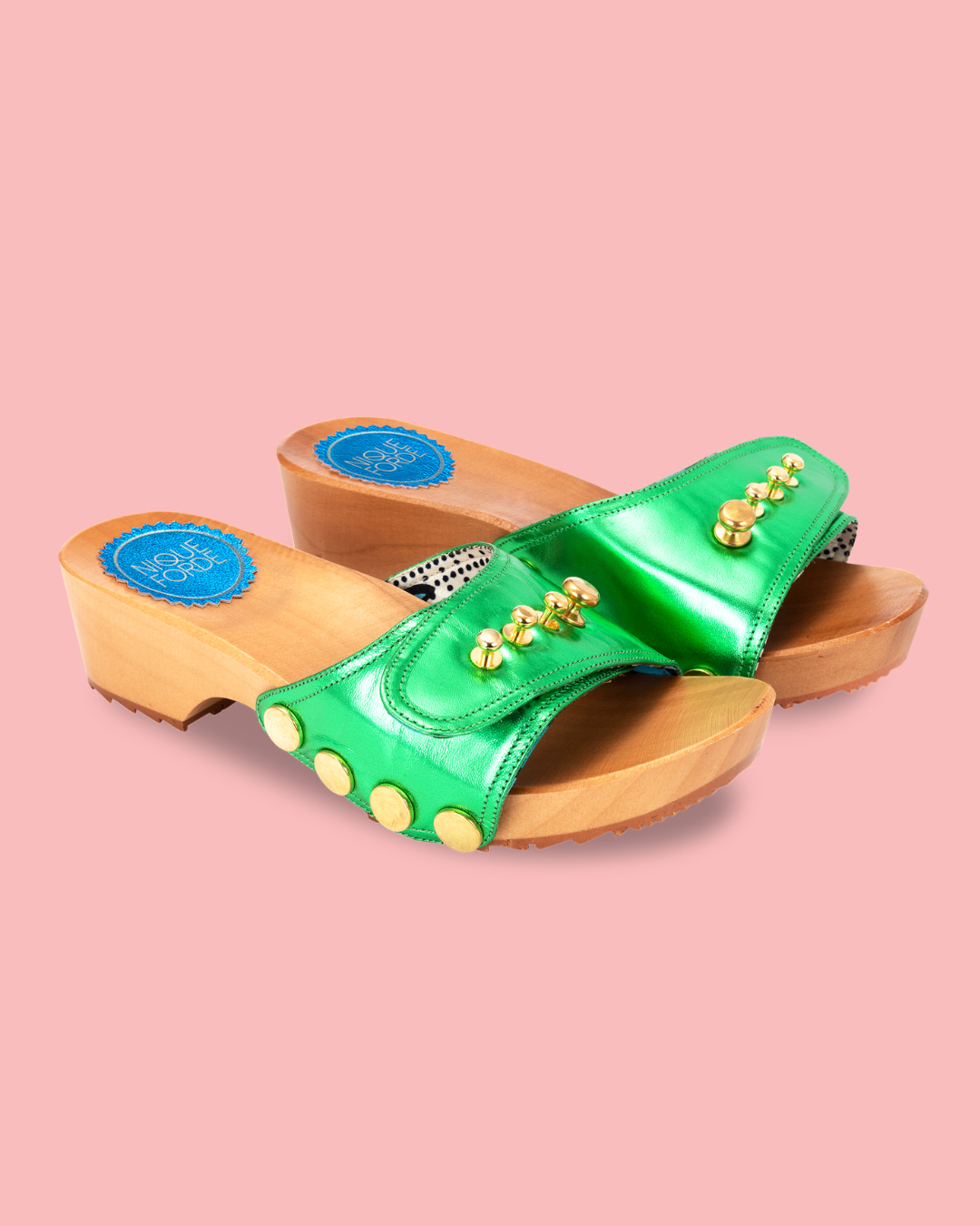 Parakeet Green Lucille Sandals