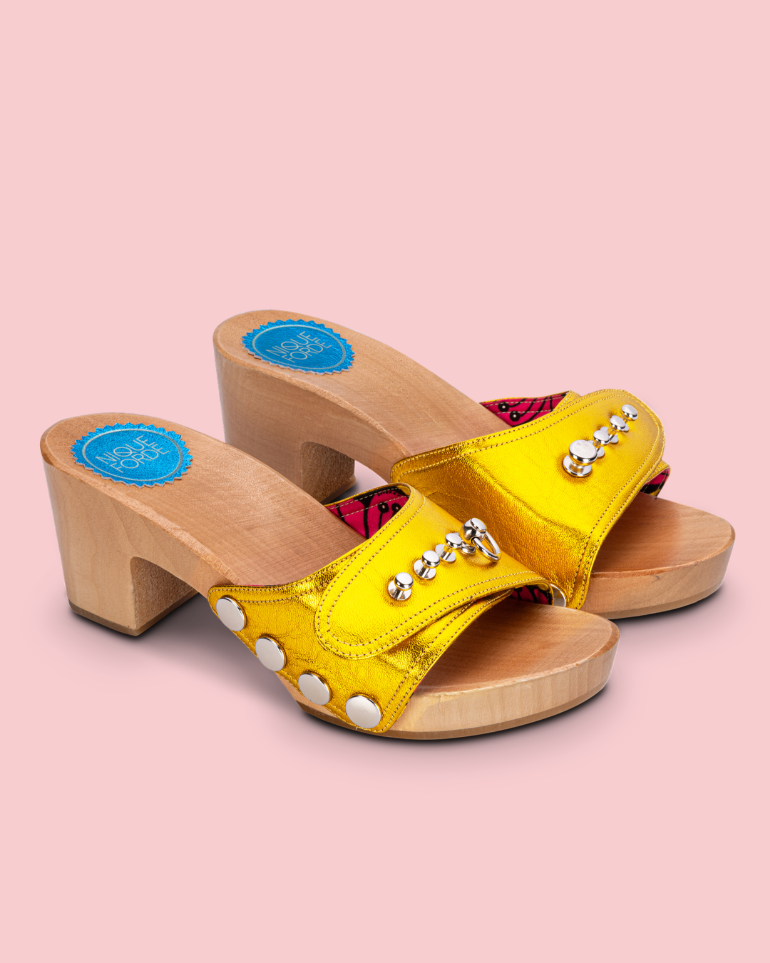 Sunset Yellow Georgie Sandals
