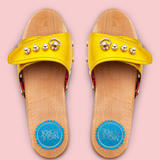 Sunset Yellow Georgie Sandals