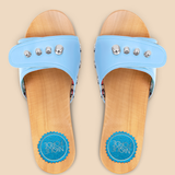 Celeste Blue Lucille Sandals